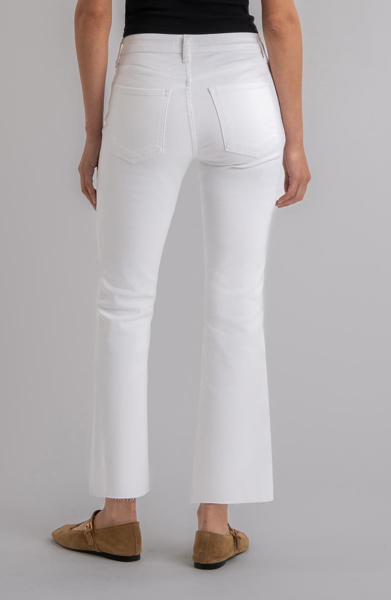 KUT from the Kloth Kelsey High Waist Raw Hem Ankle Flare Leg Jeans, Alternate, color, 