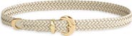 Madewell Domed Buckle Woven Leather Wide Belt