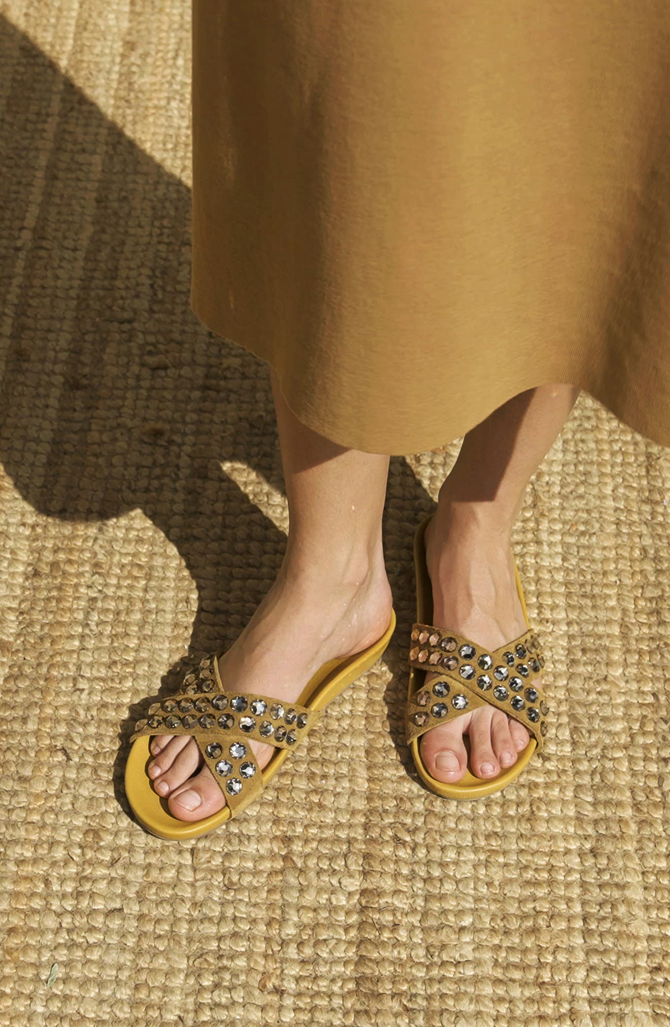 Pedro Garcia Analis Slide Sandal, Alternate, color, Alpaca Castoro