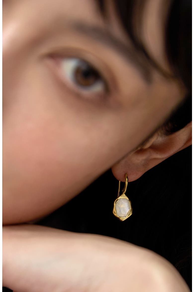 Odyssey Drop Earrings, Alternate, color, 18K GOLD VERMEIL/ MOONSTONE