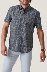 34 Heritage Field Floral Short Sleeve Button-Up Shirt
