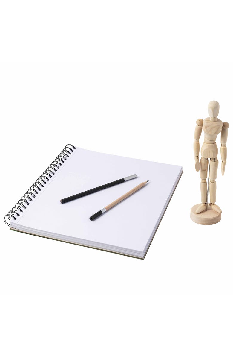 Brea Reese Wooden Artist Manikin 1Pc Posable Drawing Reference, Alternate, color, Multicolored