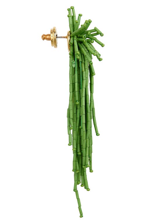 Oscar De La Renta Firework Tassel Clip-on Earrings