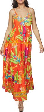 RANEES Bead Embellished Maxi Dress