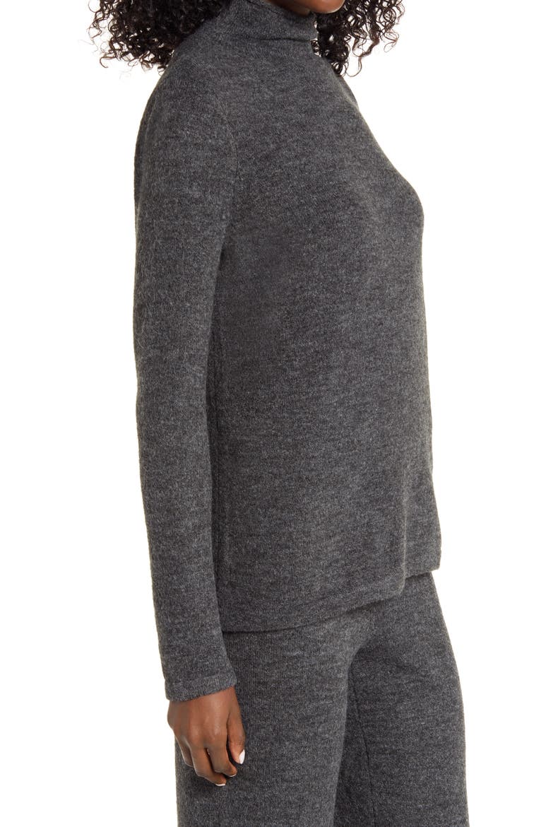 Avery Funnel Neck Sweater, Alternate, color, DARK GREY