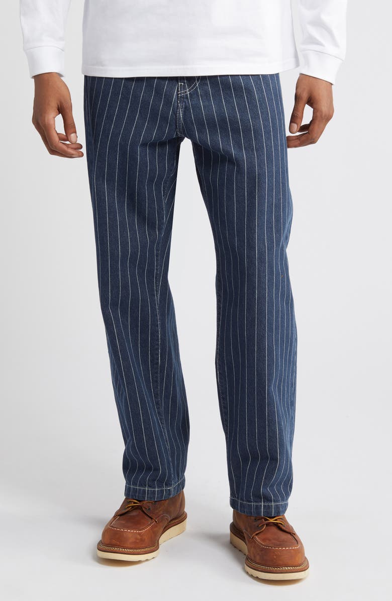 Carhartt Work In Progress Orlean Stripe Jeans, Main, color, 