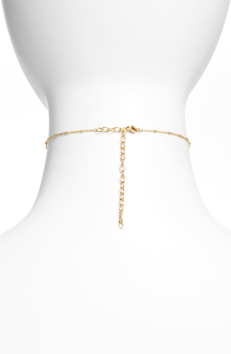 Nadri Crystal Bezel Choker, Main, color, 