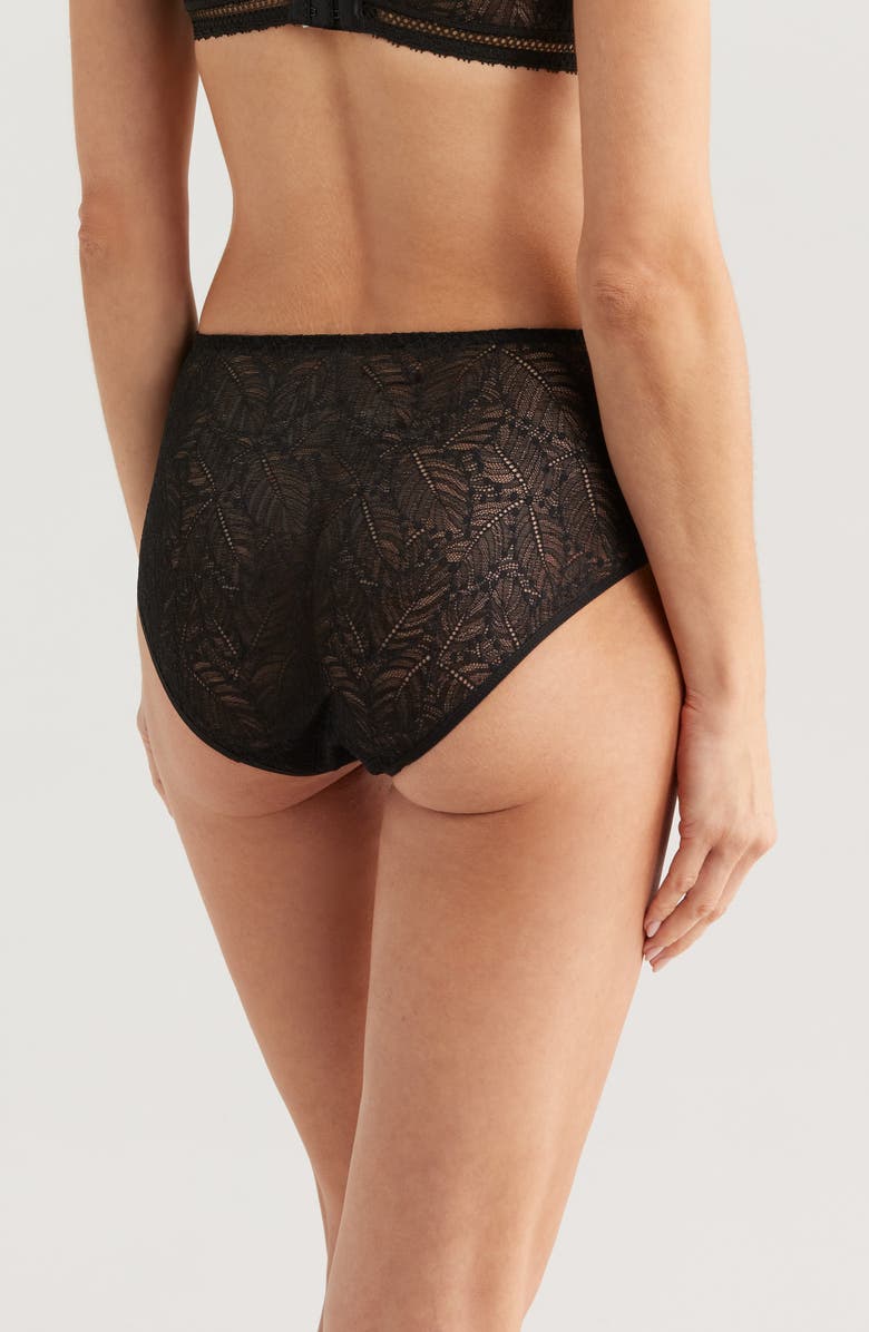 Simone Perele Comete Retro Briefs, Alternate, color, Black