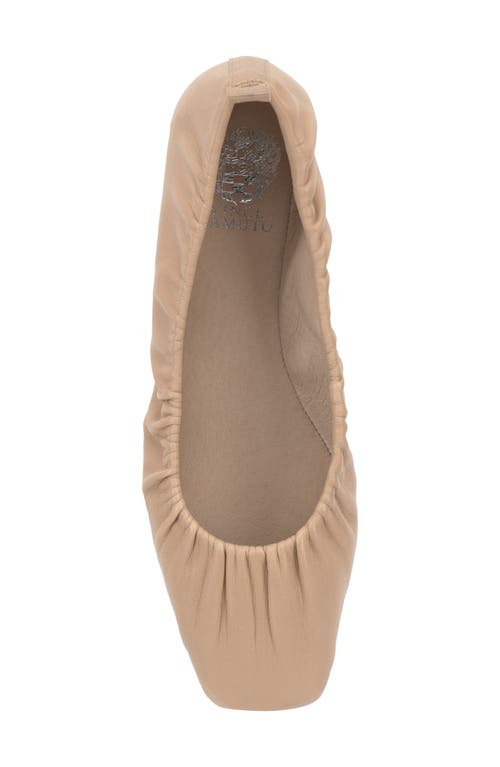 Vince Camuto Verline Ballet Flat In Soft Buff