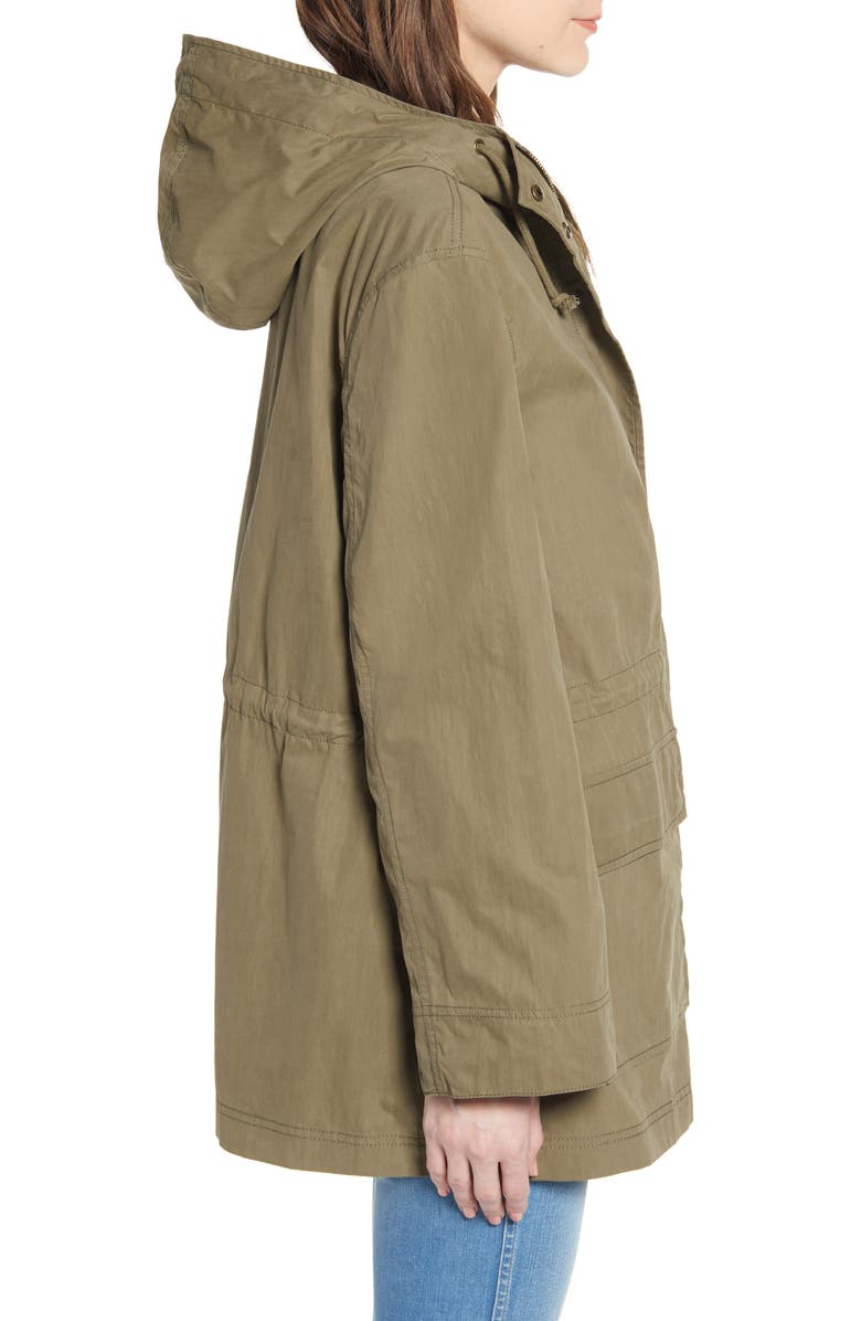 Madewell Water Resistant Raincoat, Alternate, color, 