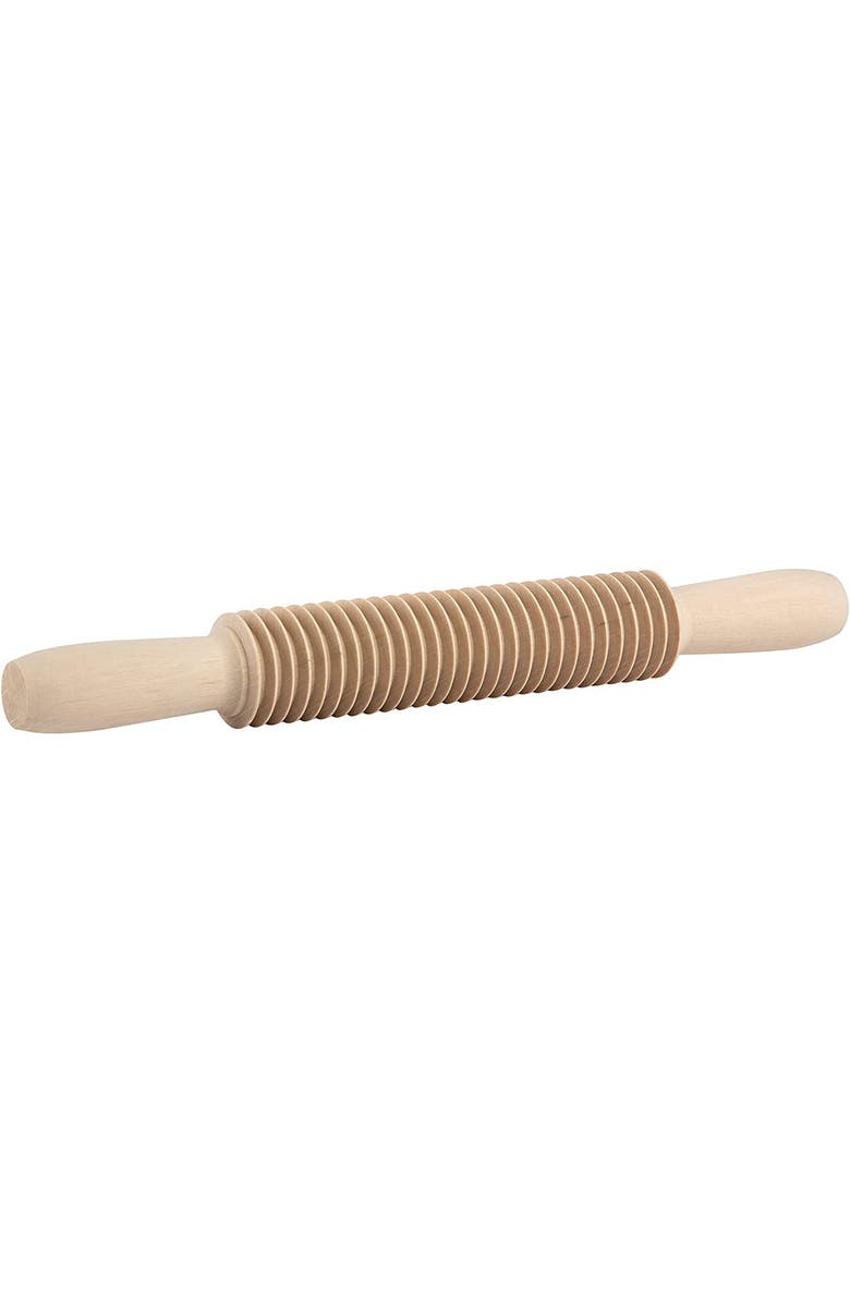 Kuchenprofi Wooden Pasta Cutter, 12-Inch, Tagliatelle, Main, color, Brown
