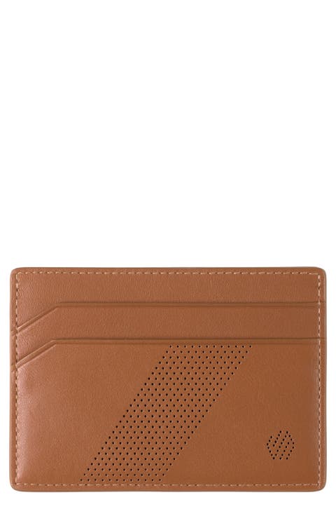 Richmond Weekend Perforated Leather Card Case