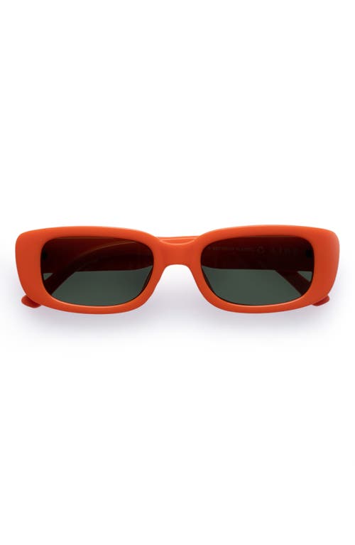 Aire Ceres 51mm Rectangular Sunglasses In Orange