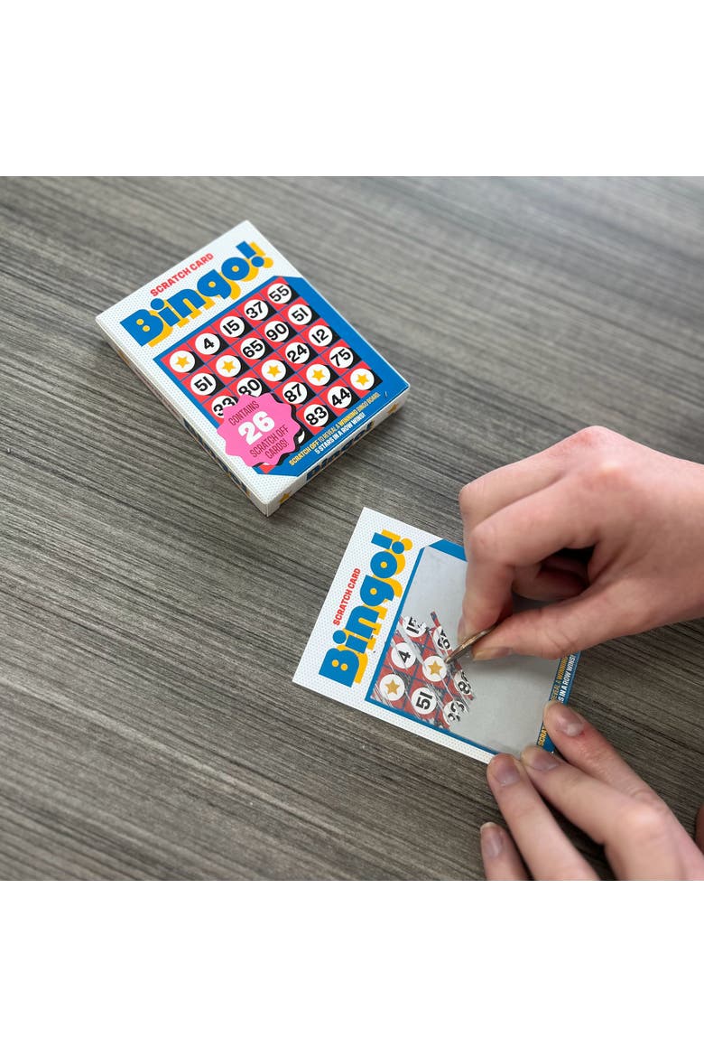 Bingo Scratch Card Game Party Game, Alternate, color, Multicolored
