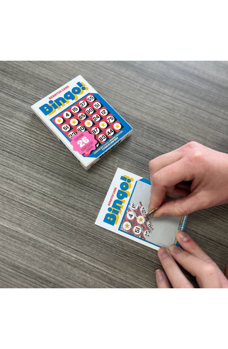 Grand Prix International Bingo Scratch Card Game Party Game, Alternate, color, Multicolored