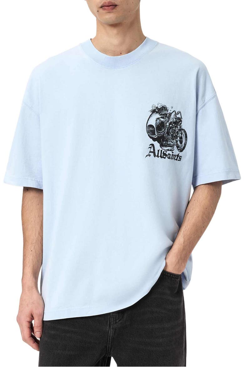 Panhead Graphic T-Shirt, Alternate, color, VILLA BLUE