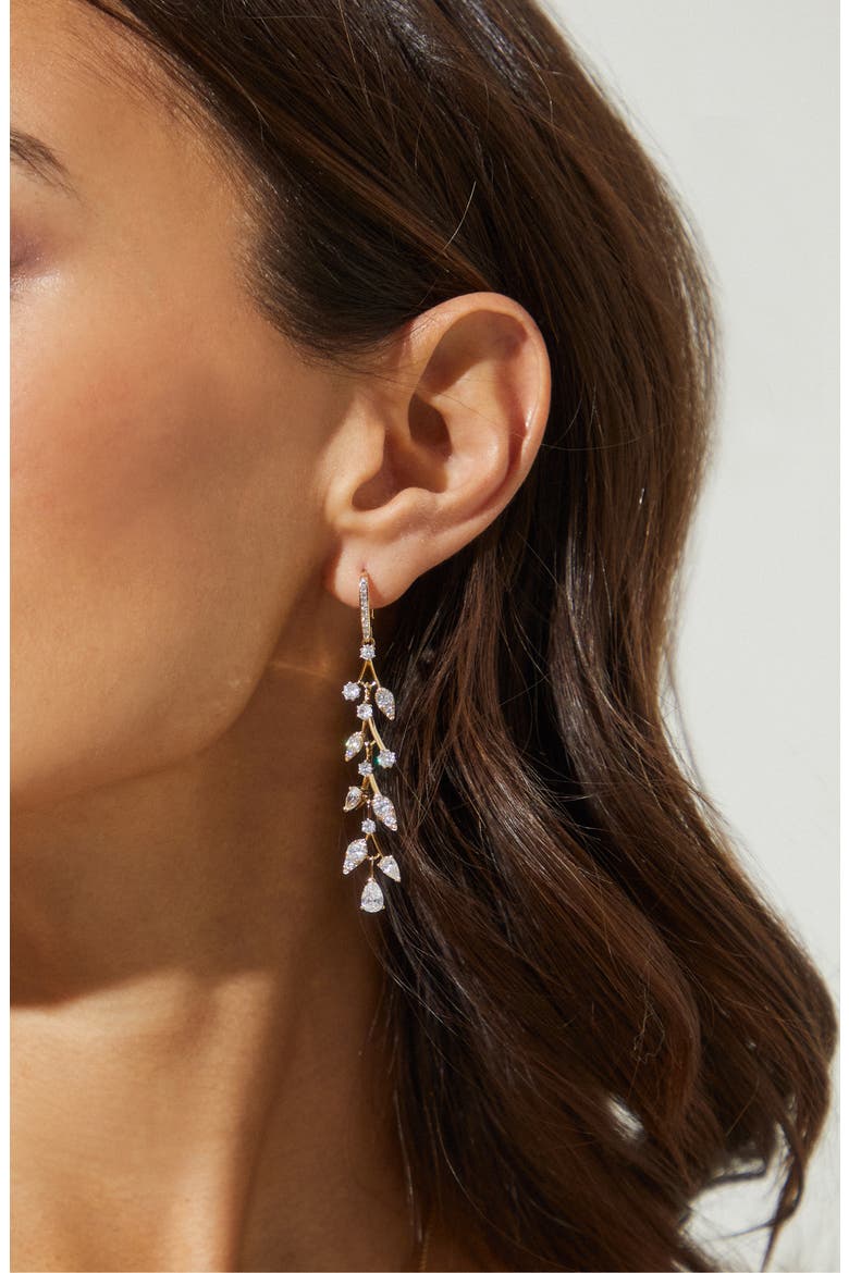 Olivia Drop Earrings, Alternate, color, GOLD