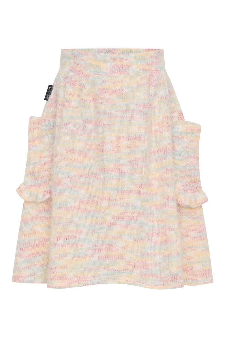 Kids' Frill Pocket Sweater Skirt, Main, color, PINK MULTI