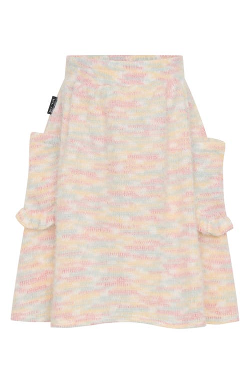 Tiny Tribe Kids' Frill Pocket Sweater Skirt In Pink