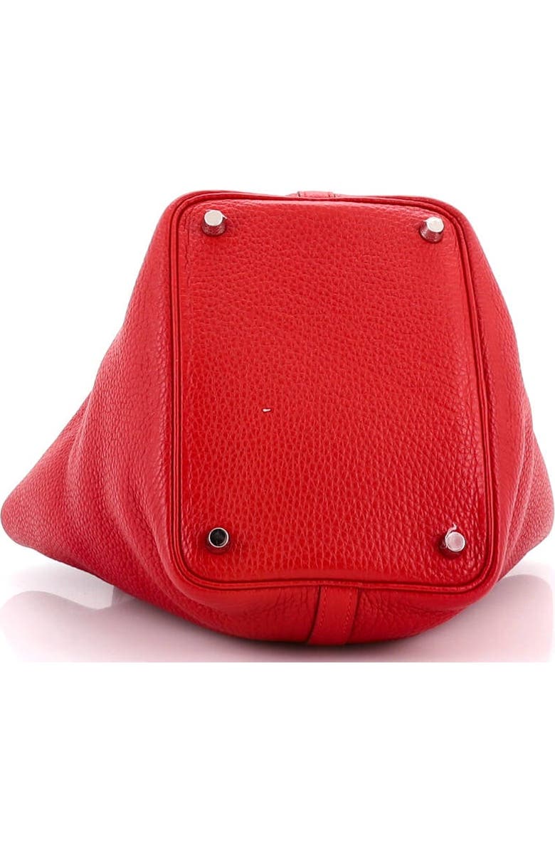 Pre-Owned Hermes Picotin Lock Bag Clemence PM, Alternate, color, Rouge Casaque