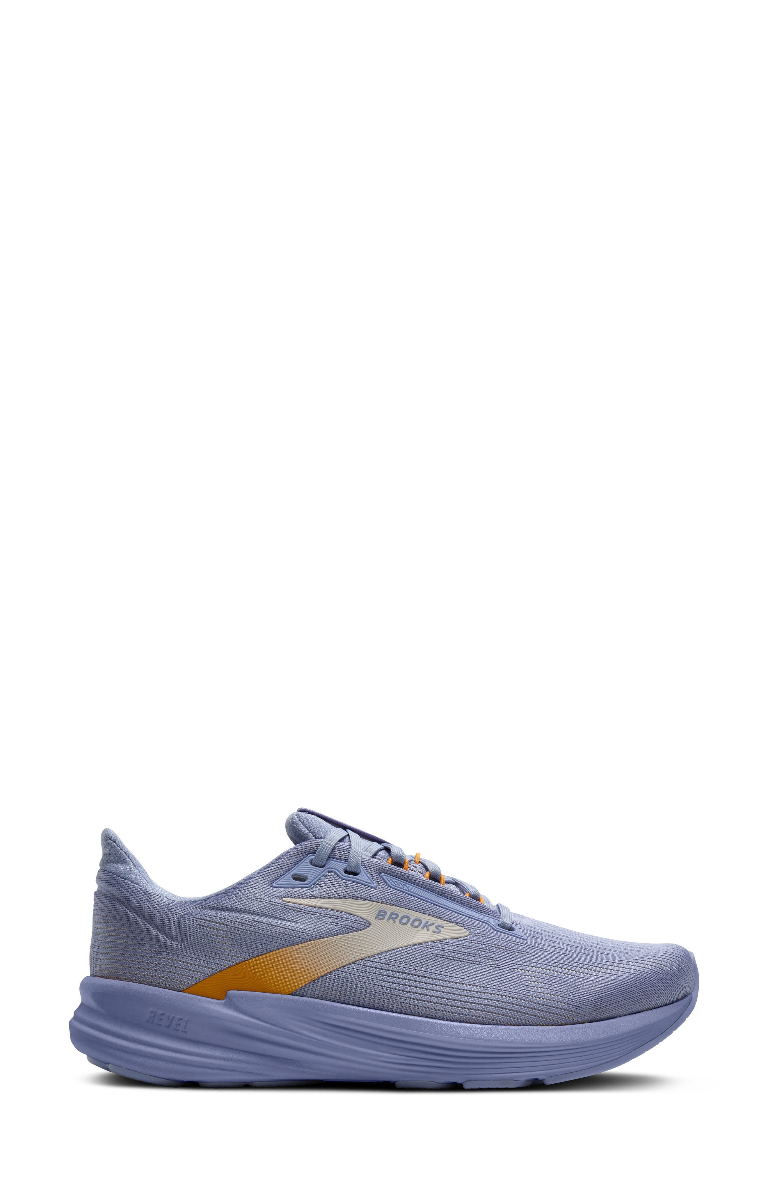 Revel 8 Running Shoe, Alternate, color, BLUE HERON/ COCONUT/ ORANGE