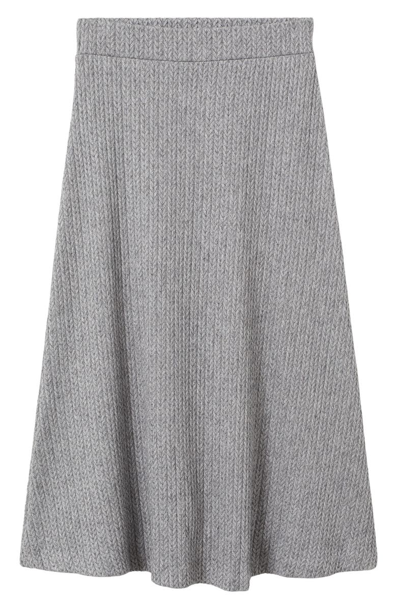MANGO Cable Knit Skirt, Alternate, color,