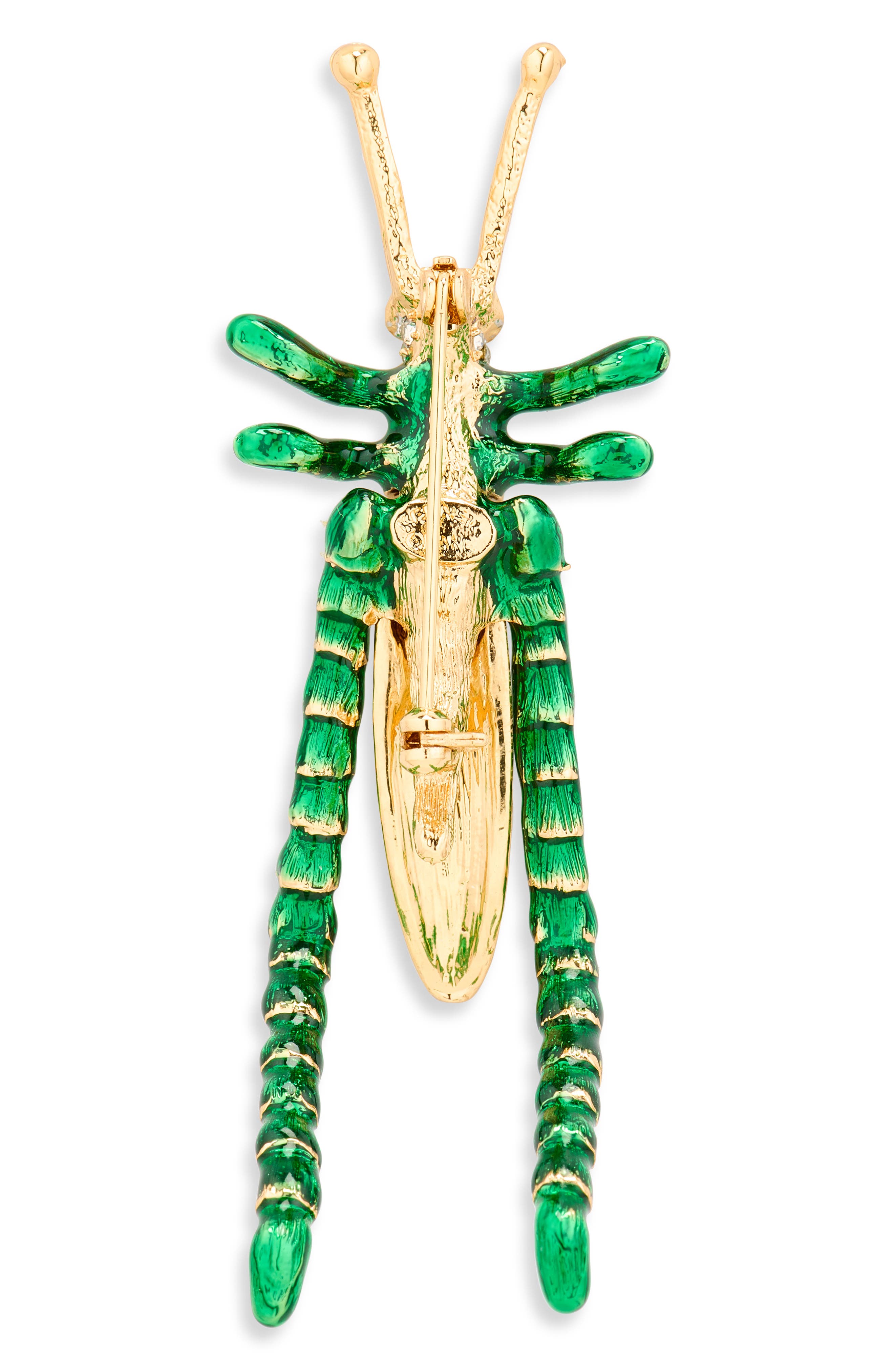 Kenneth Jay Lane Enamel and Crystal Cricket Pin (Women) | Nordstrom