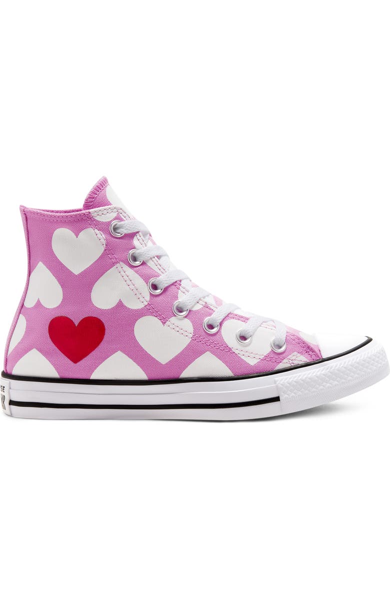 Converse Chuck Taylor<sup>®</sup> All Star<sup>®</sup> Heart High Top Sneaker, Alternate, color,