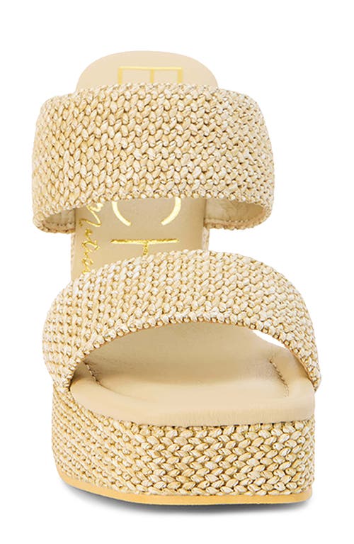 Beach By Matisse Gem Platform Sandal In Beige