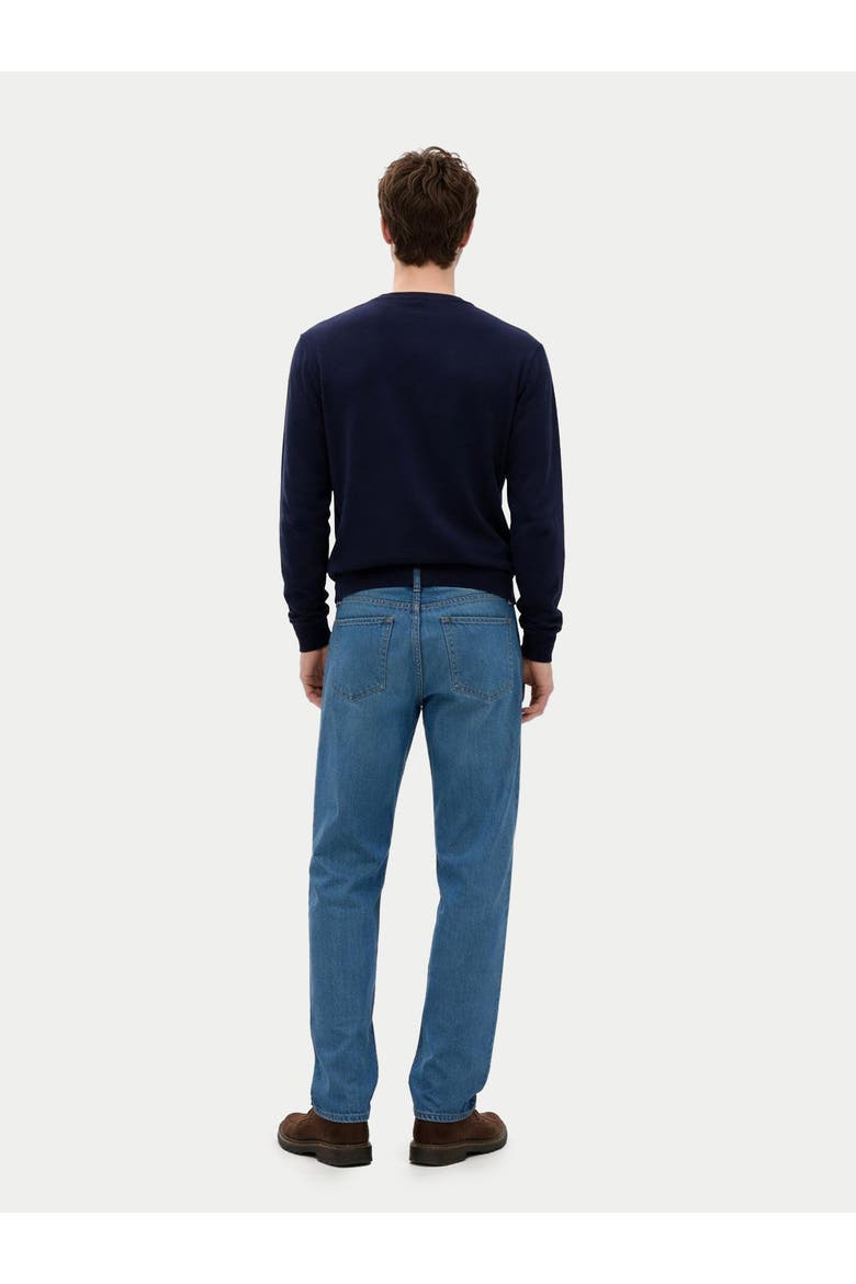 Timeless V-Neck Cashmere Sweater, Alternate, color, navy blazer