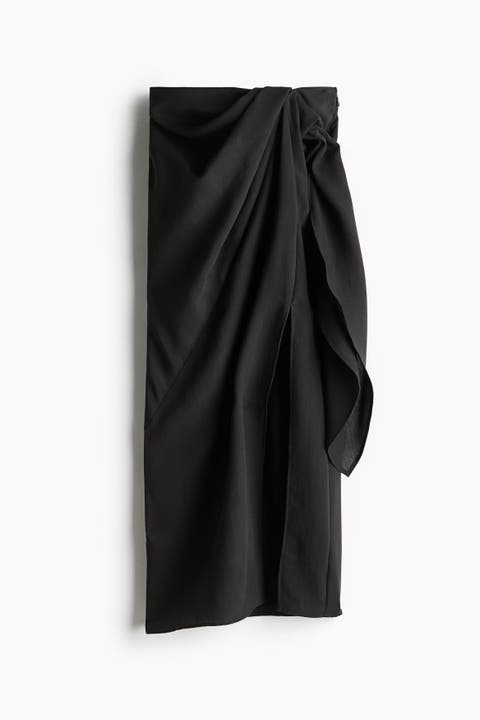 Knot-detail Maxi Skirt