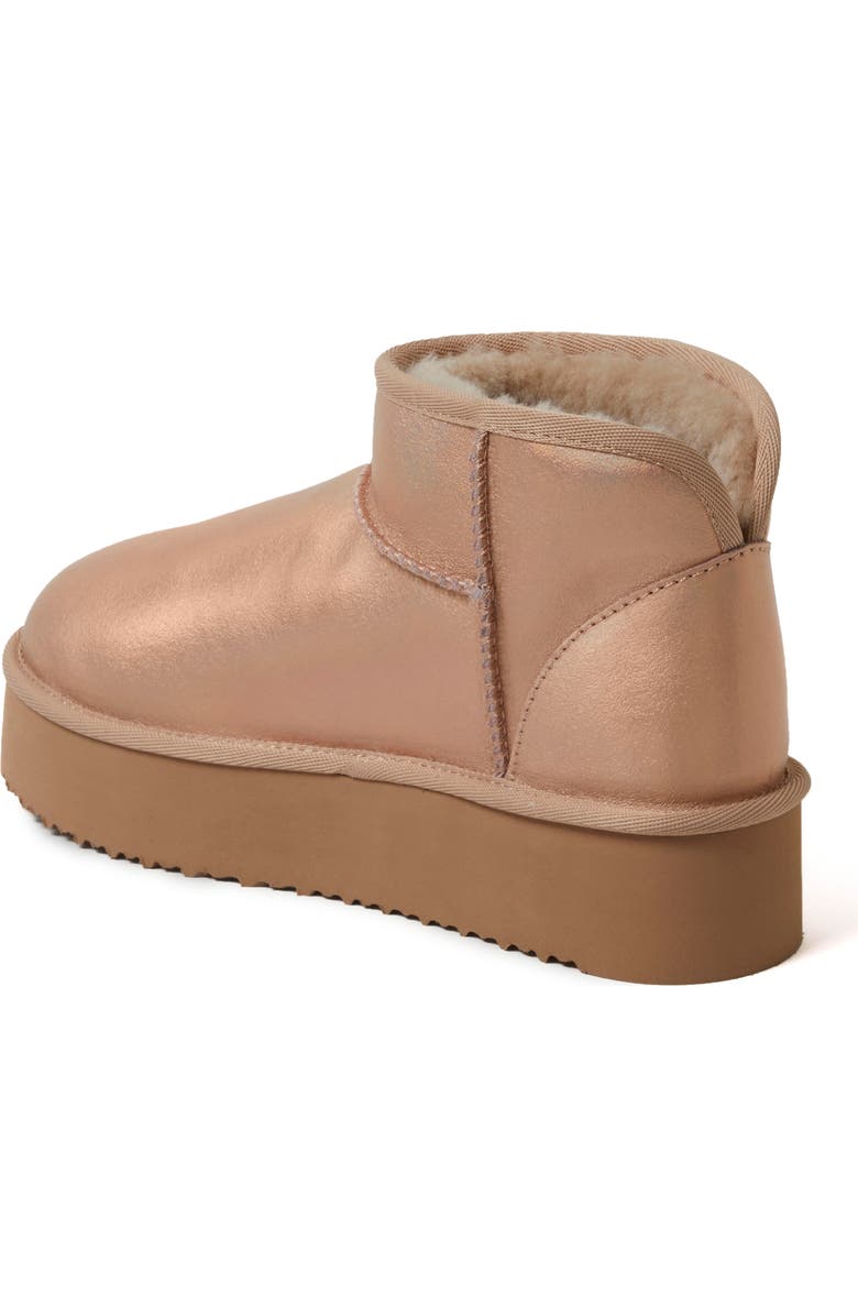 DEARFOAMS Fireside Kingston Genuine Shearling Platform Bootie, Alternate, color,