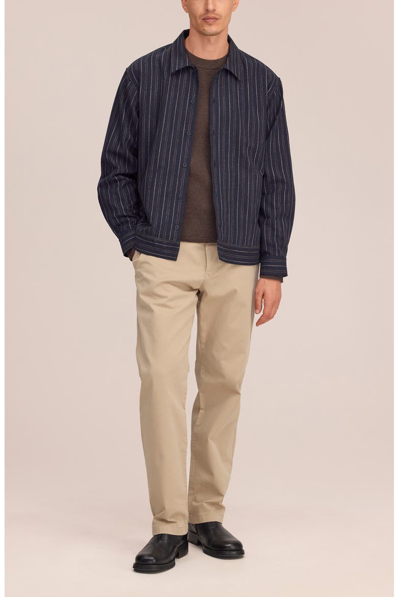 Reed 50091 Striped Shirt Jacket, Alternate, color, NAVY BLUE