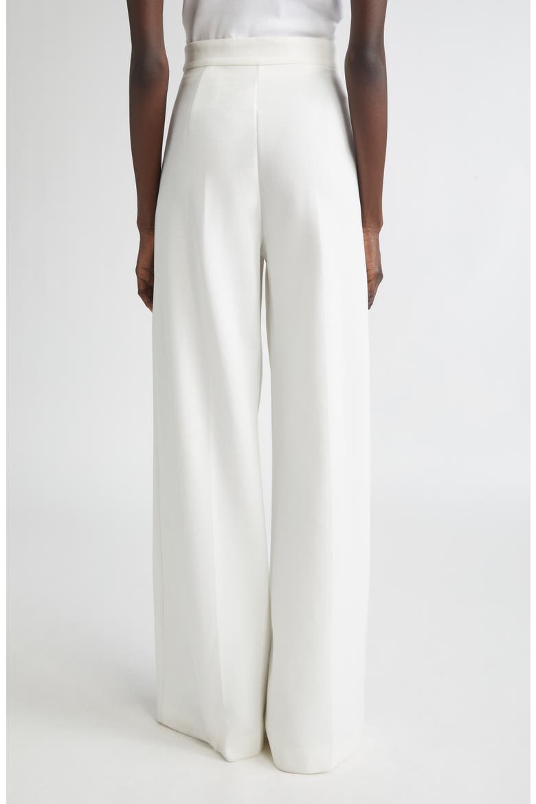 Ponte Knit Wide Leg Pants, Alternate, color, WHITE