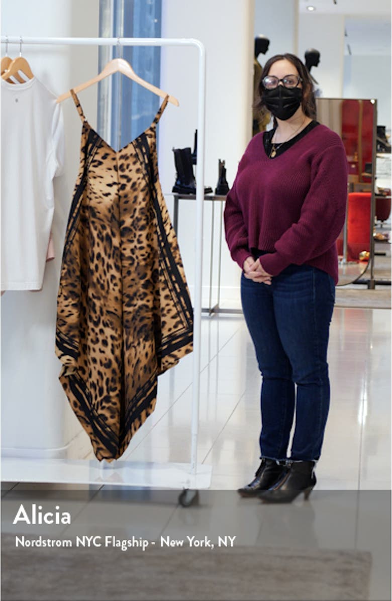 Sun Cat Leopard Print Cover-Up Dress, sales video thumbnail