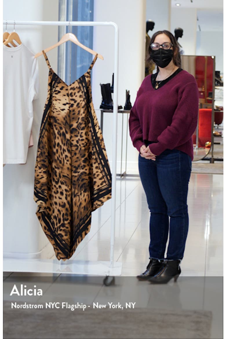 Sun Cat Leopard Print Cover-Up Dress video