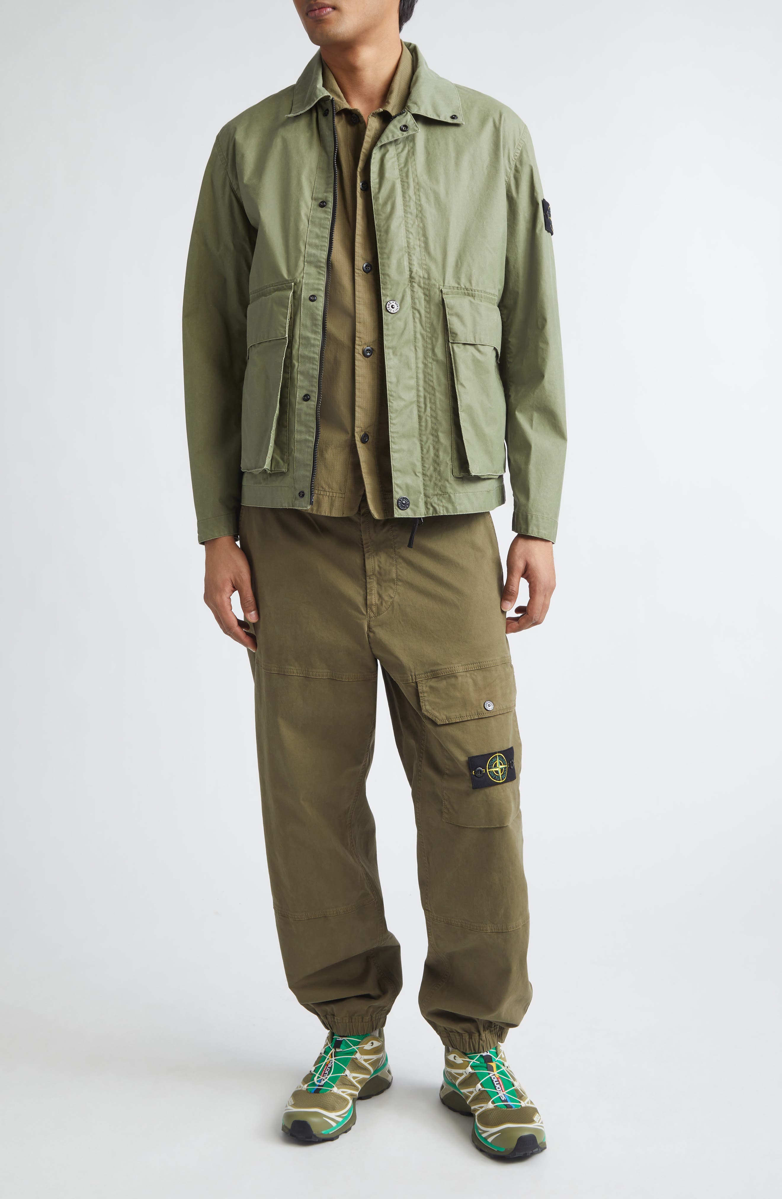 Stretch Cotton Joggers - image 4