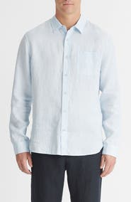 Vince Linen Button-Up Shirt
