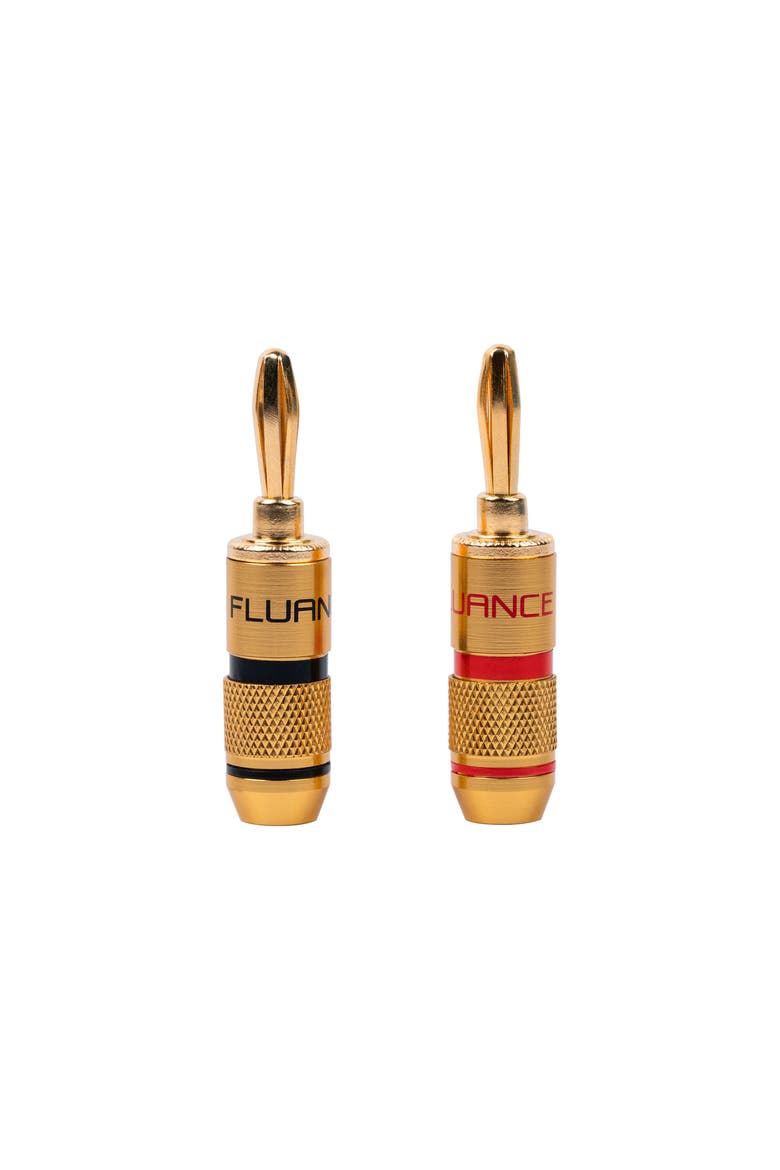 Banana Plug, 24K Gold-plated, 16 to 12 AWG speaker wire for Hi-Fi setup, Main, color, Gold