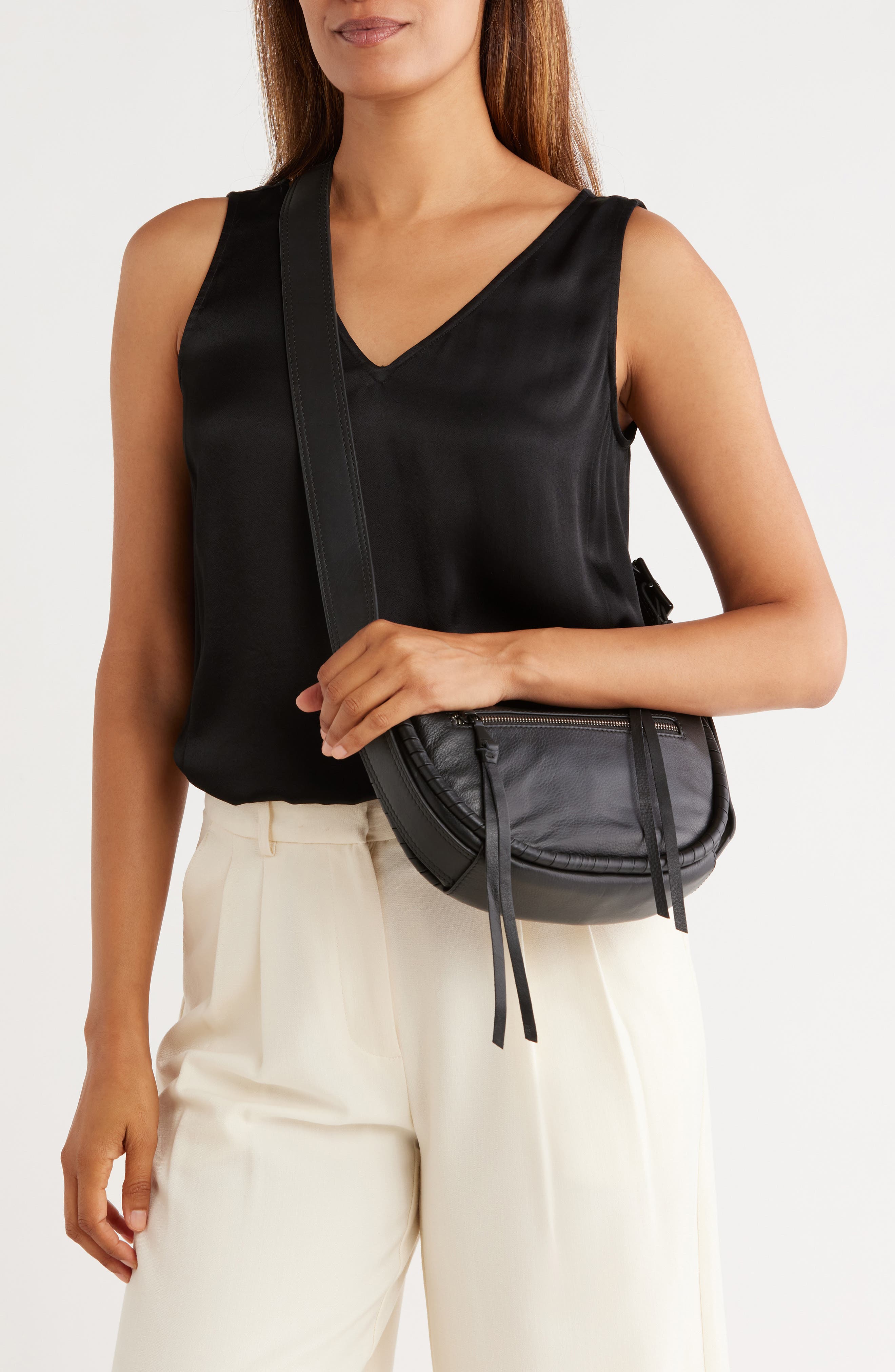 AIMEE Wanderlust Sling Shoulder Bag, Alternate, color, Black