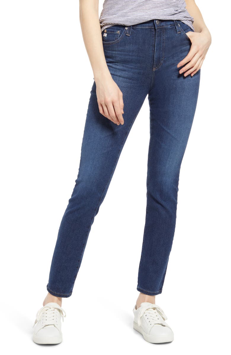 AG Mari Ankle Slim Straight Leg Jeans, Main, color, 
