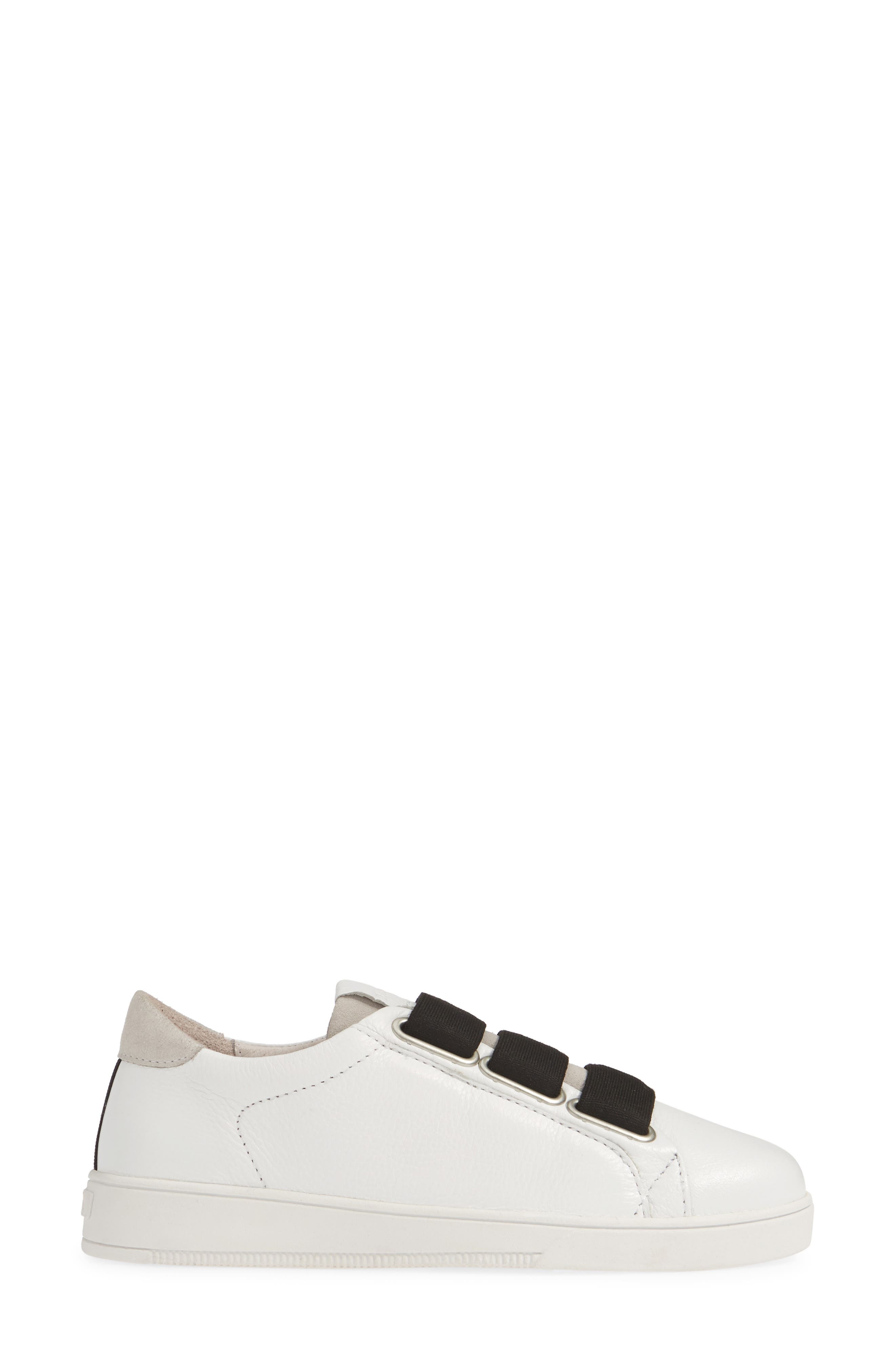RL82 Slip-On Sneaker, Alternate, color, WHITE/ BLACK LEATHER