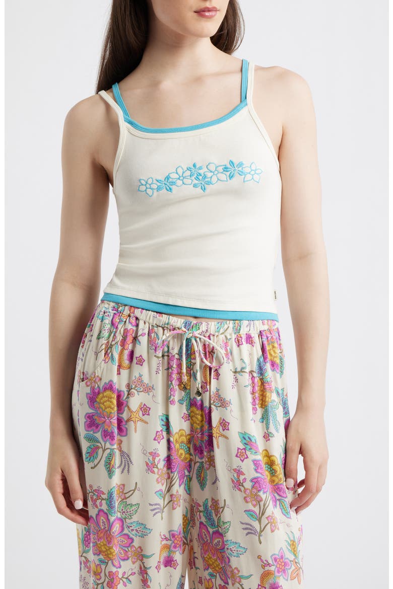 Half Moon Bay Layer Camisole, Main, color, BONE