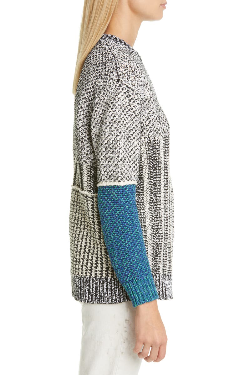 Stella McCartney Mixed Texture Sweater, Alternate, color, 