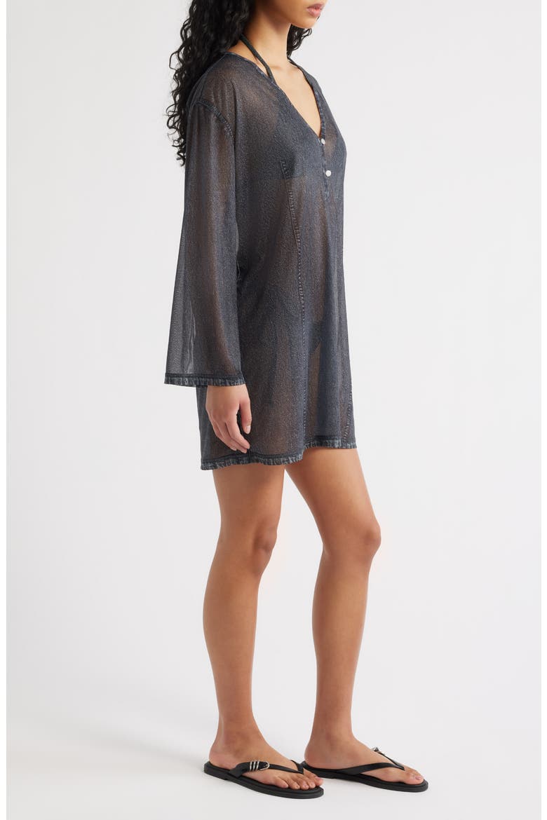 rb Miramar Mesh Cover-Up Dress, Alternate, color, WSHBK