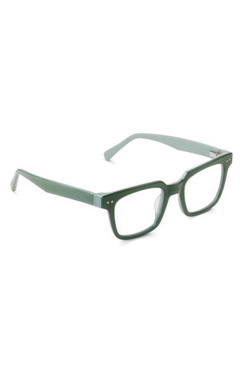 Eyebobs In Cahoots 47mm Square Reading Glasses In Green