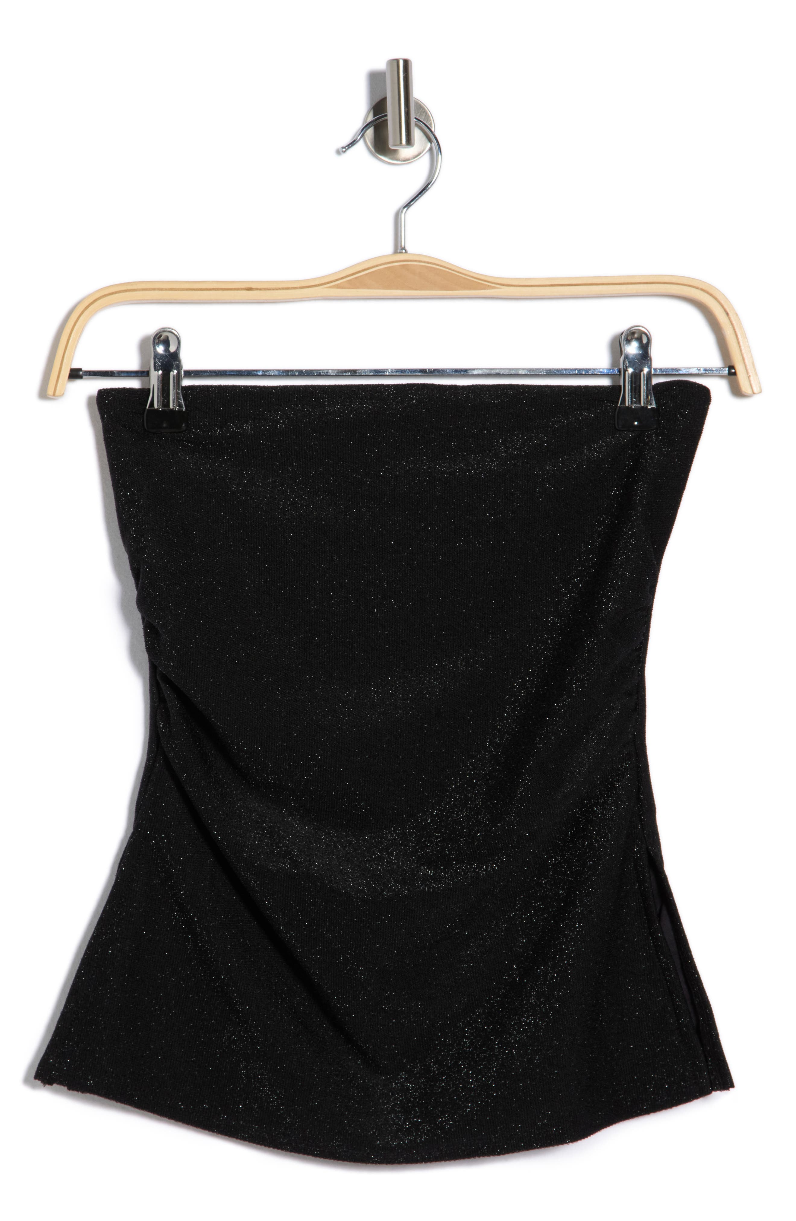 Madden Girl Metallic Knit Tube Top