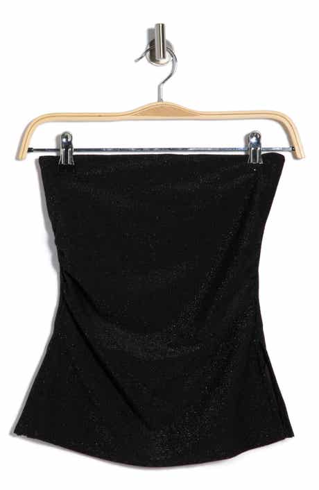 Madden Girl Metallic Knit Tube Top