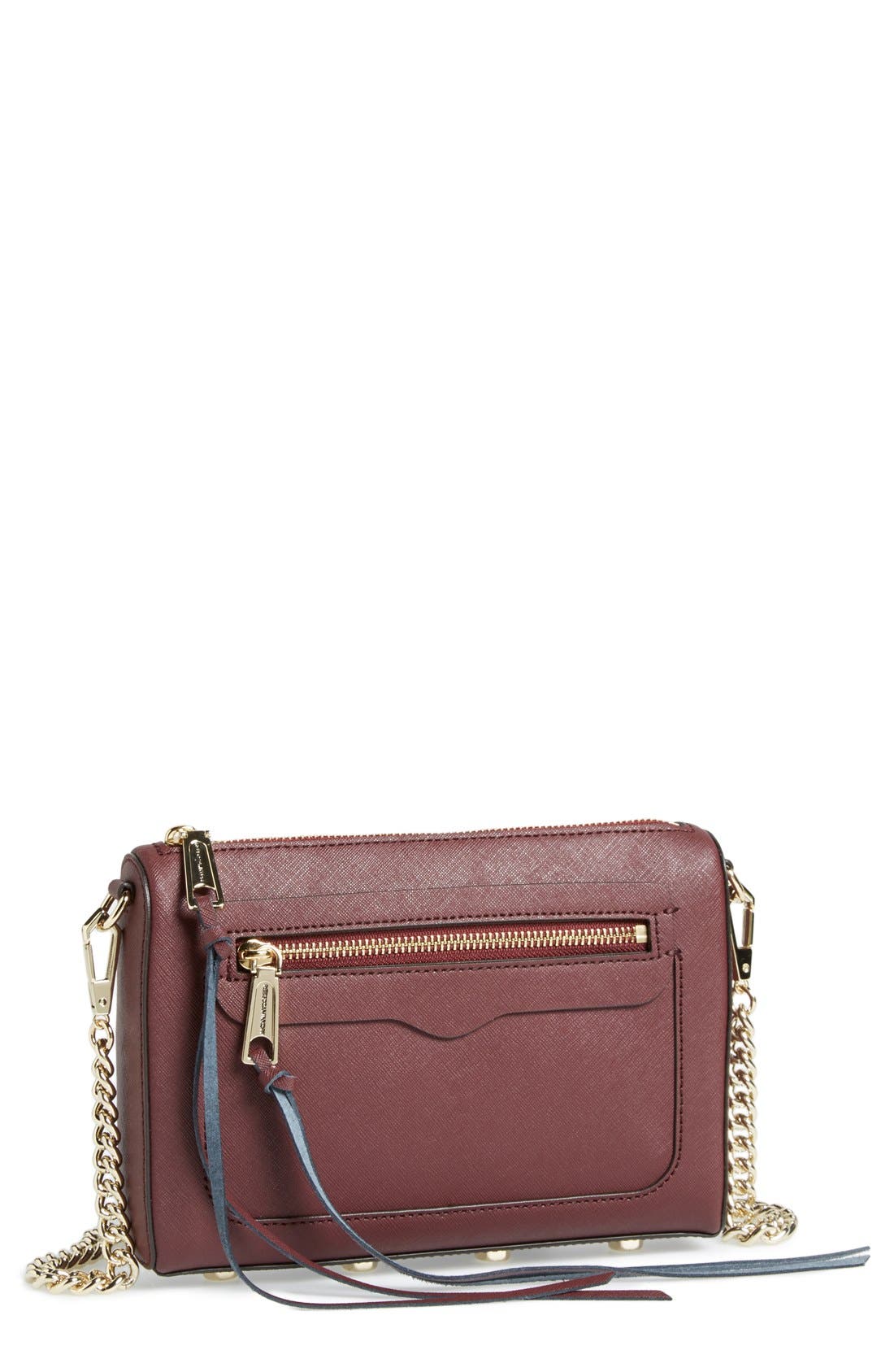 'Avery' Convertible Crossbody Bag, Main, color, BLACK CHERRY