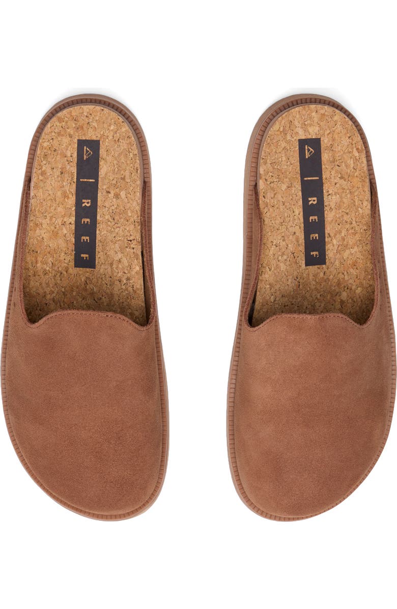 Reef Vista Skye Platform Clog, Alternate, color, Walnut Suede